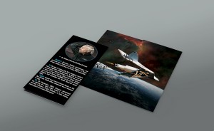 Indesign project: double gatefold Virgin Galactic brochure